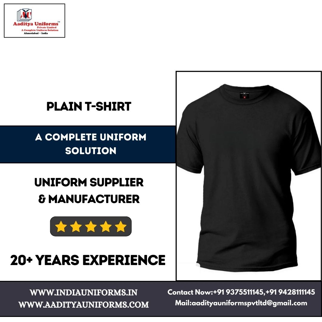 Aadityauniform's tweet image. Plain t-Shirt Available At Aaditya Uniforms

#PlainTShirt
#MinimalStyle
#BasicTees
#EverydayEssentials
#CasualWear
#ClassicLook
#EffortlessStyle
#WardrobeStaple
#OOTD
#SimpleFashion
#ComfortableStyle
#TimelessFashion
#StreetStyle
#EssentialTees
#aadityauniforms 
#ahemdabad