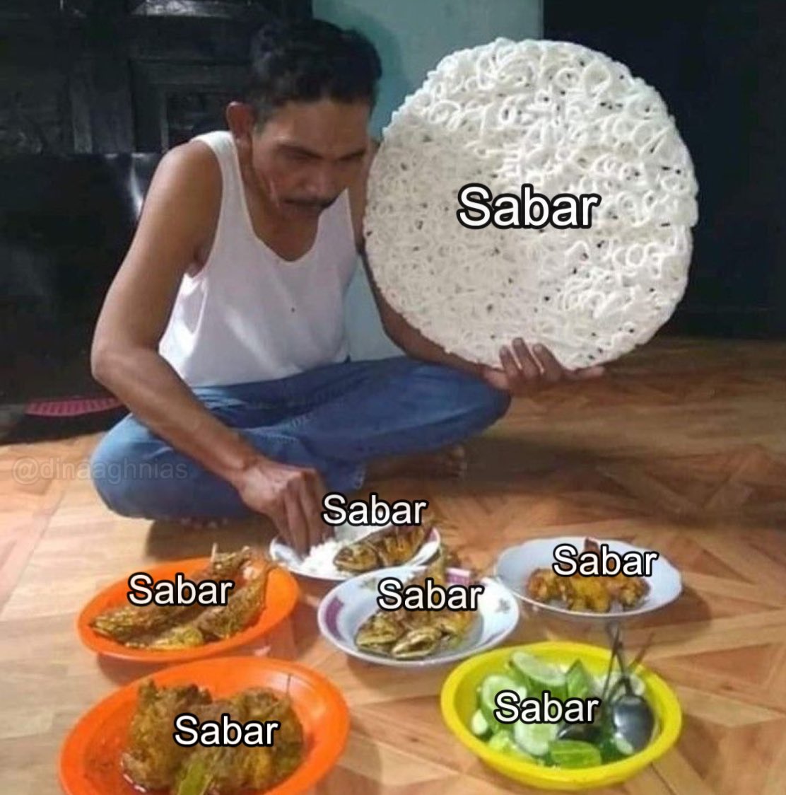 Nelen sabar sampe kenyang✊🏻