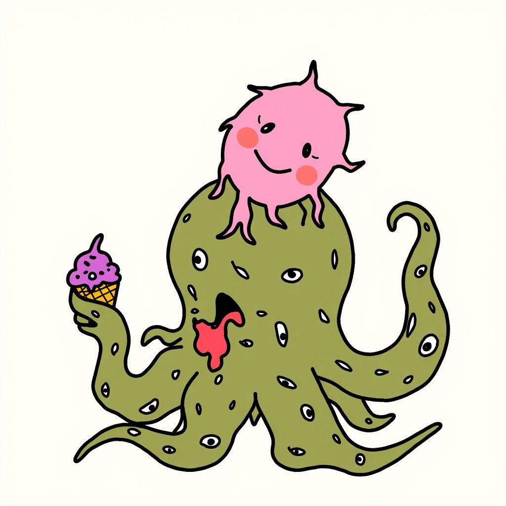bayc666's tweet photo. 谁更可爱一点呢? #shoggoth #luce https://t.co/D6bzuPgxA4