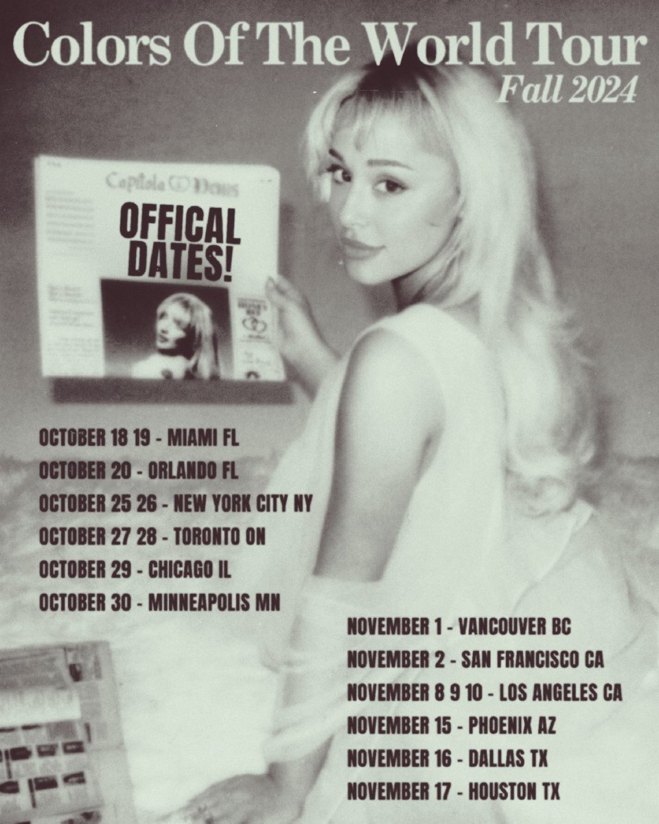 lexynatorz's tweet photo. Lexy has surpassed 1,000,000 sales on #COTWTOUR, with expert economists saying she has made over 400 million dollars on tickets alone.
It is currently the 2nd fastest ola tour to do so. https://t.co/CVpomPzAcu