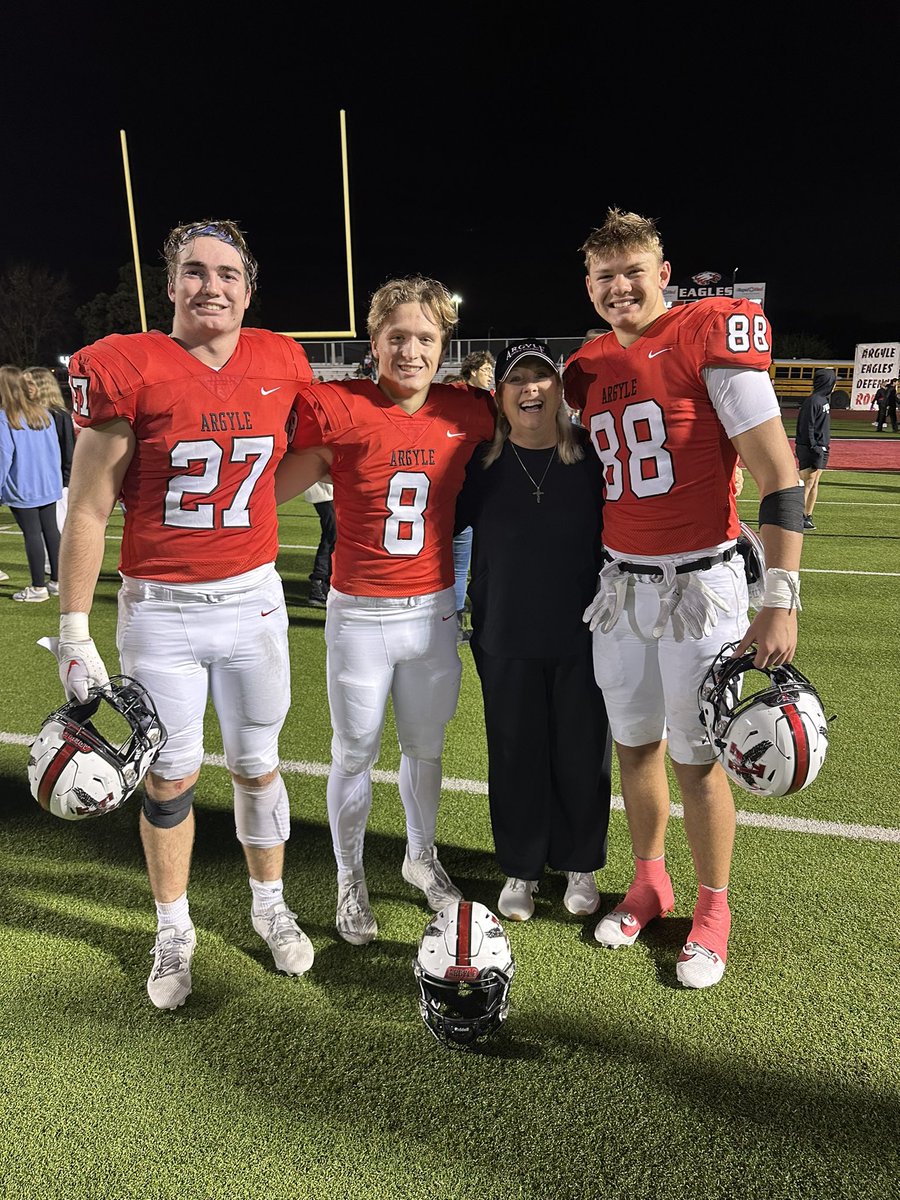 Jeanna Sutton (@jsutton_button) on Twitter photo You guys did everything I taught you! πGreat job tonight! Great teamwork! β€οΈππ¦
Always an Eagle! <a href="/argylegridiron/">Argyle Football</a> <a href="/ArgyleISD/">Argyle ISD</a> #TogetherWeSoar You guys did everything I taught you! πGreat job tonight! Great teamwork! β€οΈππ¦
Always an Eagle! <a href="/argylegridiron/">Argyle Football</a> <a href="/ArgyleISD/">Argyle ISD</a> #TogetherWeSoar