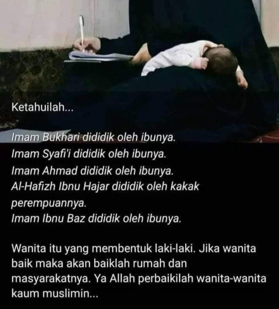 fotodakwah's tweet photo. Wanita pendidik https://t.co/EU7xLUA7Cv