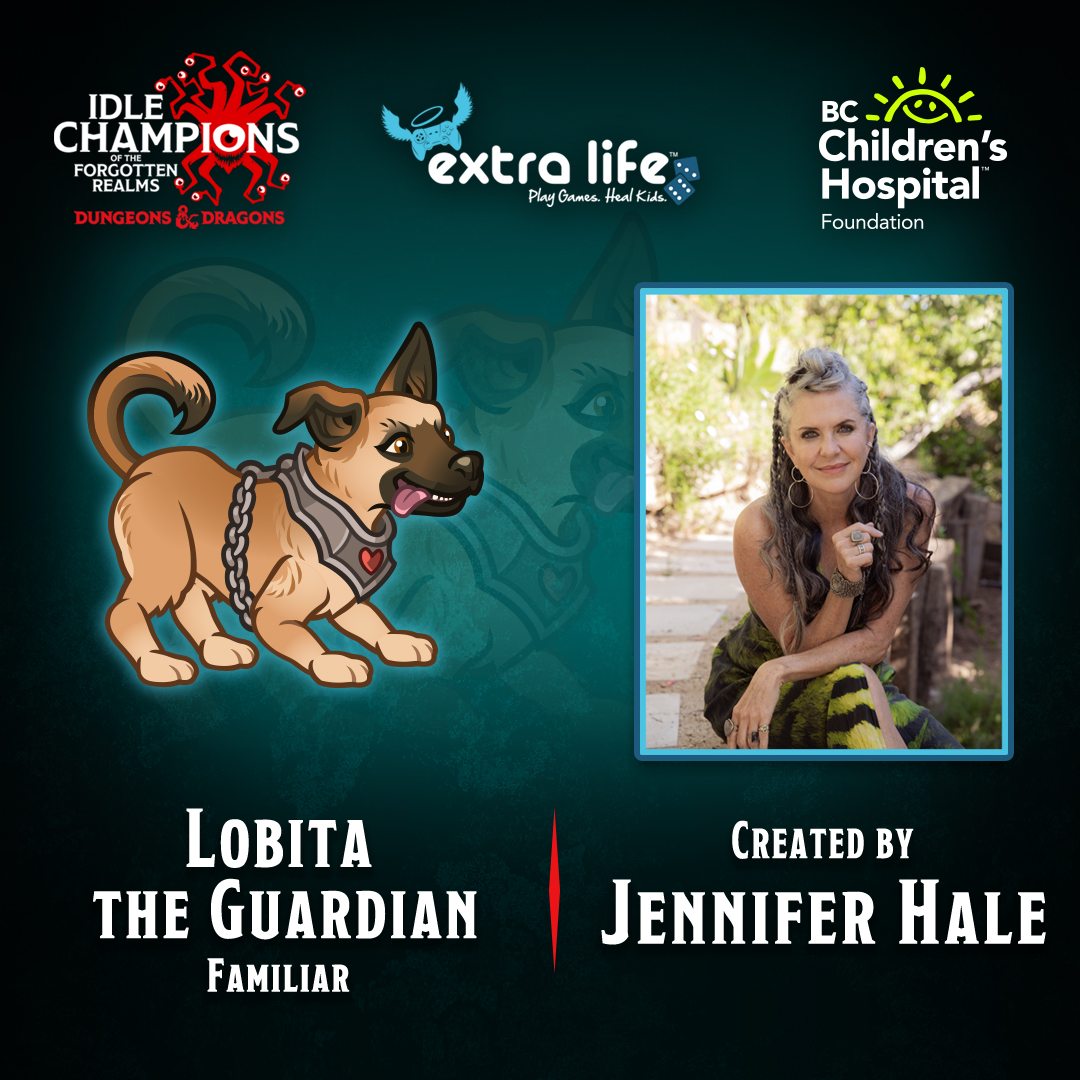Who can keep from laughing at these Dad Jokes? Come find out! Join us at twitch.tv/CNEGames

Our charity familiar Lobita the Guardian is available in @IdleChampions now! You can also donate through our Extra Life page found here: extra-life.org/index.cfm?fuse…