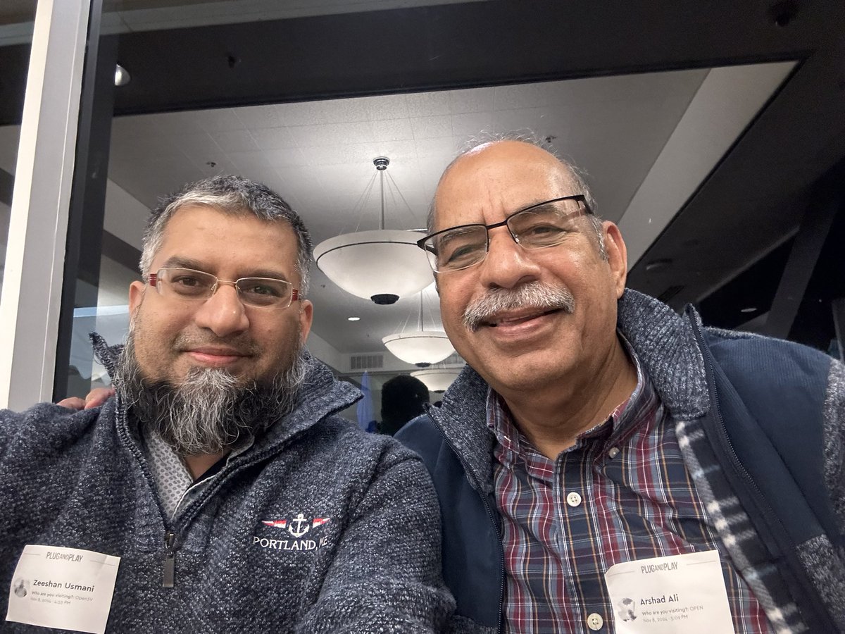 zeeshanusmani's tweet photo. Nice meeting Dr. Arshad Ali after a long time

#OpenSV https://t.co/Ic8anjcvx6