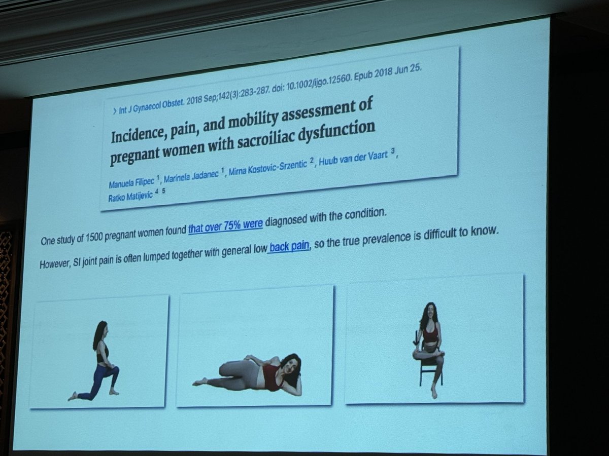 ruthi_landau's tweet photo. #IndoAnesthesia2024

@200UB313 Dr. Rafael Blanco on severe pelvic dysfunction &amp; low back pain in pregnant women 
‼️ 75% of women experience pain during pregnancy 🤰🏿 

✅ how to diagnose SI joint pain - symptoms include groin pain ❗️ https://t.co/KReLEDG72r