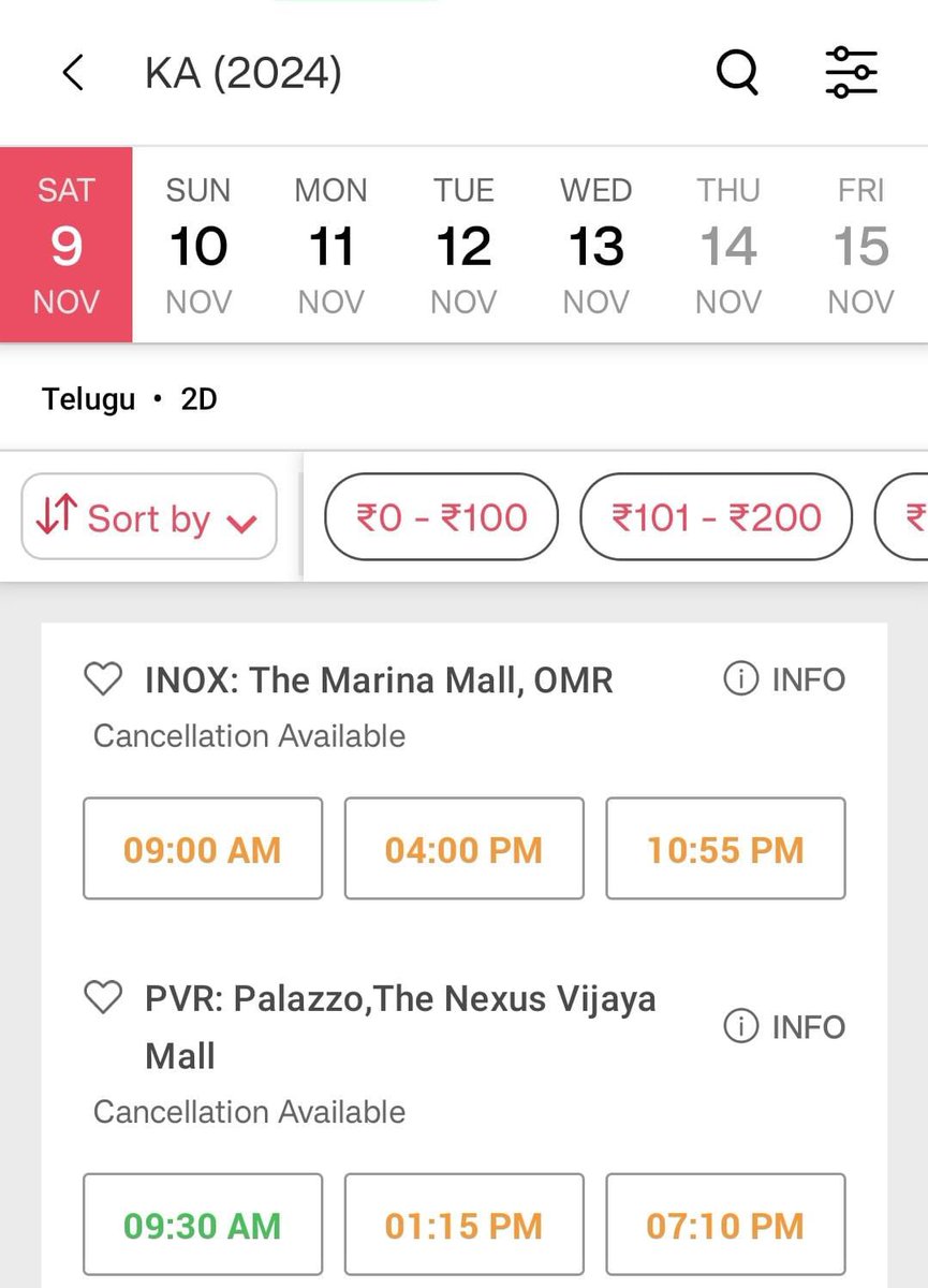 MattersOfMovies's tweet photo. Strong Booking for Second Week to ๐ฅ๐ฅ
#KA Setting Box Office on fire!
#BlockbusterKA https://t.co/4Uux3ujR6A