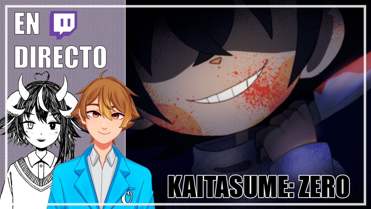 Este sábado 09-Nov estaremos con <a href="/leoneddemon/">Leoned 😈✨|Vtuber|</a> jugando a 'Kaitasume: Zero', una aventura 2D de terror psicológico creada por <a href="/zenokim_/">Zenokim || VGen</a> 

Estaremos en vivo desde las 18:00 hora Perú en Twitch. ¡No se lo pierdan!
