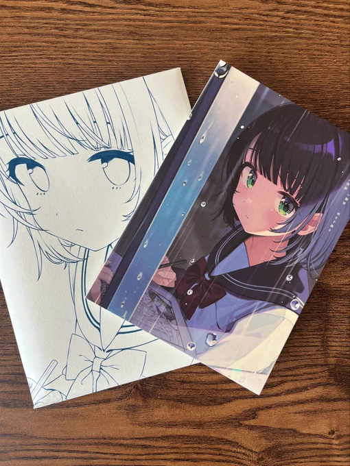 わーしぐれうい先生の公式図録届きました〜!!! 本当に載っとる!!! ちゃんとした本に載るの初めてなので感動です