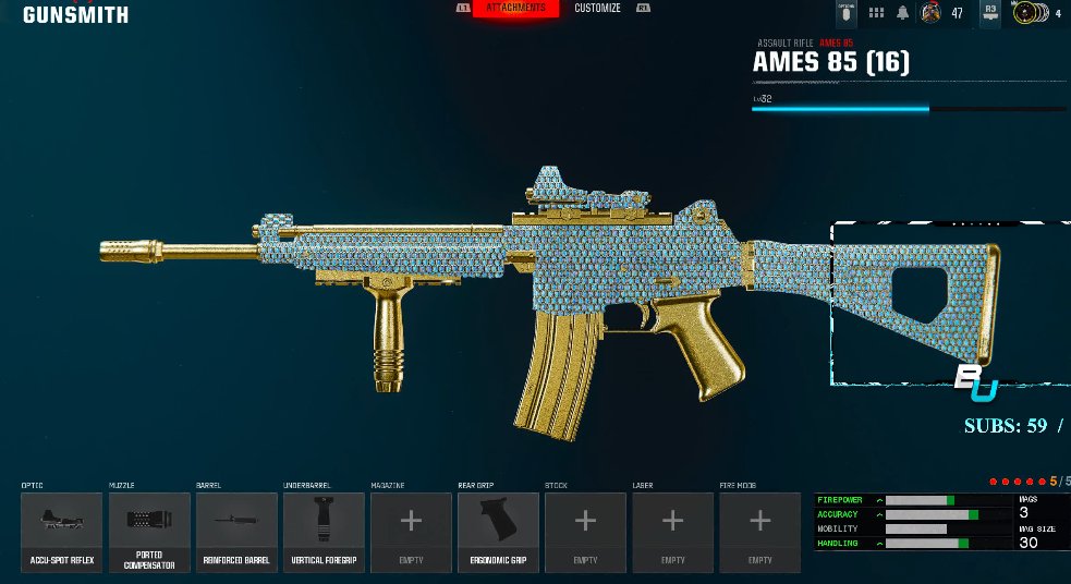 🚨 UPDATED AMES AR BUILD FOR COMPETITIVE #BlackOPS6 #BO6 

Reinforced Barrel Is Allowed Now + Switched To Ergonomic Grip For Better Slide To ADS Speed!
