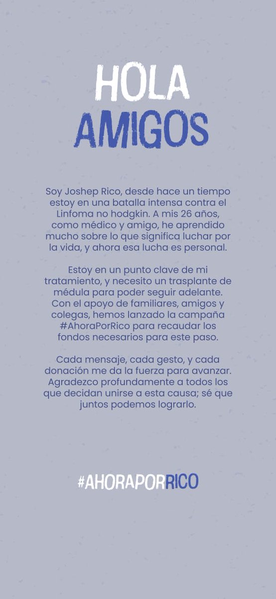 profile_found's tweet photo. Hola gente linda de bonito corazón, vengo a pedir ayuda para hacer realidad este último paso que necesita mi amigo, por favor toda ayuda es valiosa, aunque solamente sea compartir .Con esto no solo ayudan a una persona sino también a un hijo, amigo, excelente persona y medico.
❤️ https://t.co/QazLaAByTh