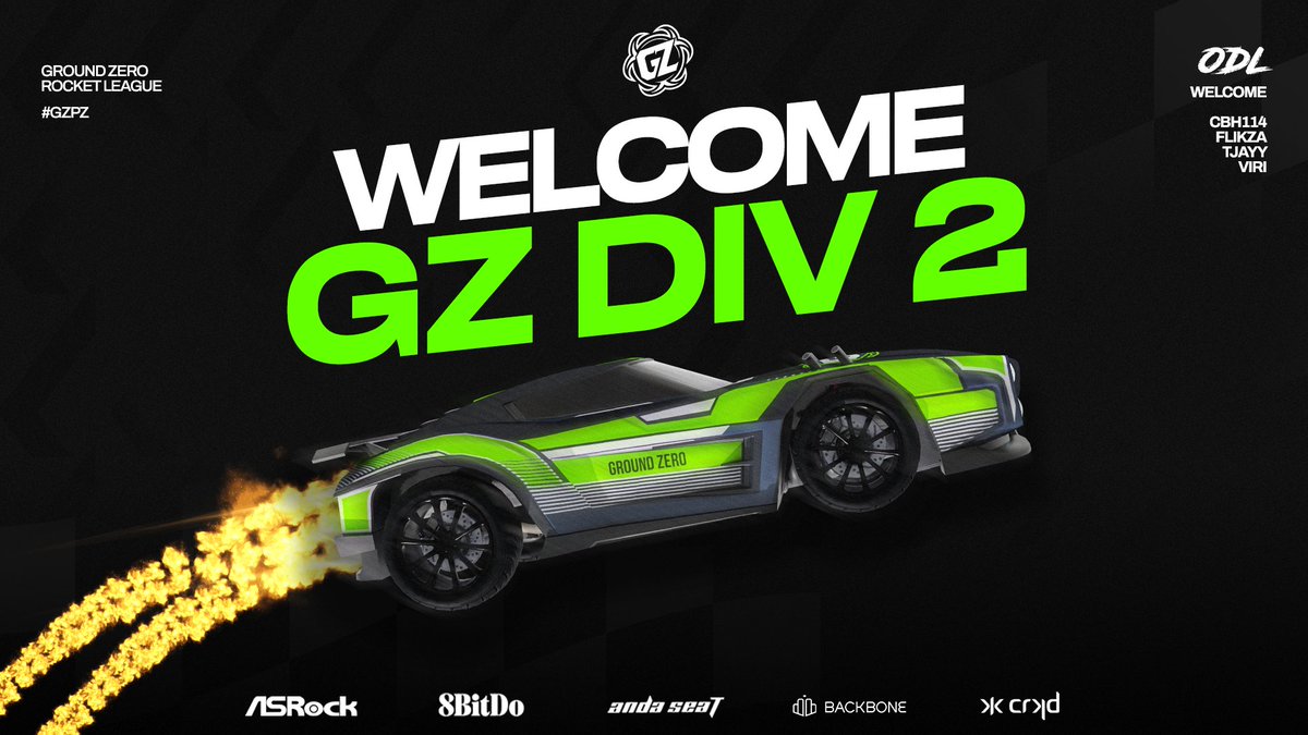 Ready to make some waves🌊

Give a warm welcome to our <a href="/OCEDraftLeague/">OCE Draft League</a> Division 2 roster💚

🏎️ <a href="/Cbh114RL/">Caleb 🇦🇺</a> 
🚗 <a href="/FlikzaRL/">Flikza</a> 
🏎️ <a href="/PhantomTjayy/">TJayy</a> 
🚗 <a href="/Viraelia/">Viri</a> 

#GZRL | #GZPZ