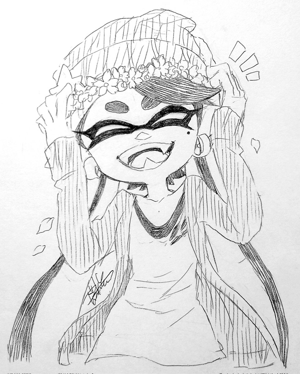 アナログアオリちゃん
#Splatoon #splatoonart 
