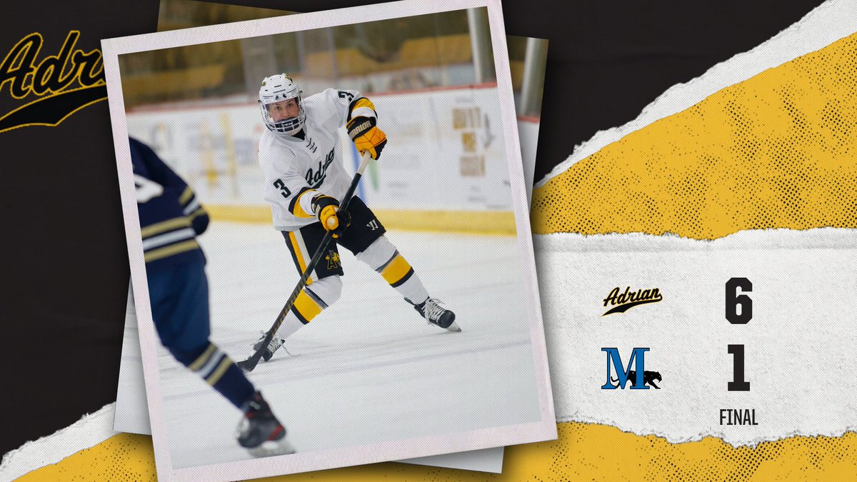 Adrian College Athletics (@adrianbulldogs) on Twitter photo Pomerleau nets a pair of goals as the <a href="/AdrianWHockey/">Adrian W Hockey</a> team opens conference play with a 6-1 victory over Marian
RECAP--tinyurl.com/2x2sspwh
#d3hky #d3hockey #GDTBAB Pomerleau nets a pair of goals as the <a href="/AdrianWHockey/">Adrian W Hockey</a> team opens conference play with a 6-1 victory over Marian
RECAP--tinyurl.com/2x2sspwh
#d3hky #d3hockey #GDTBAB
