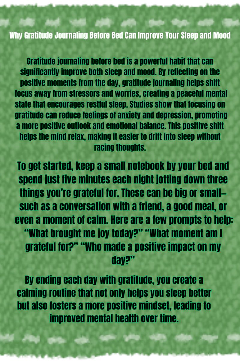 CalmCove_C's tweet photo. Do you know why gratitude journaling before bed improve your sleep??
CalmcoveBlog. https://t.co/3EEChGmV4T