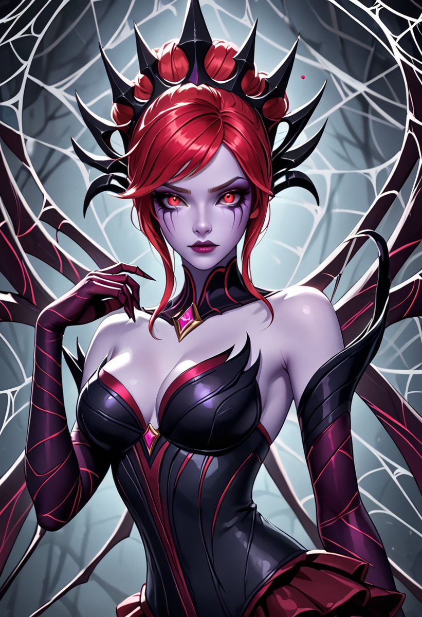 C_Creations_AI's tweet photo. Elise doing spider things https://t.co/MT6PsqouVo