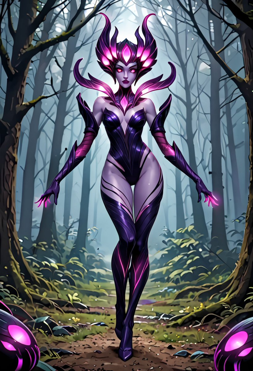 C_Creations_AI's tweet photo. Elise doing spider things https://t.co/MT6PsqouVo