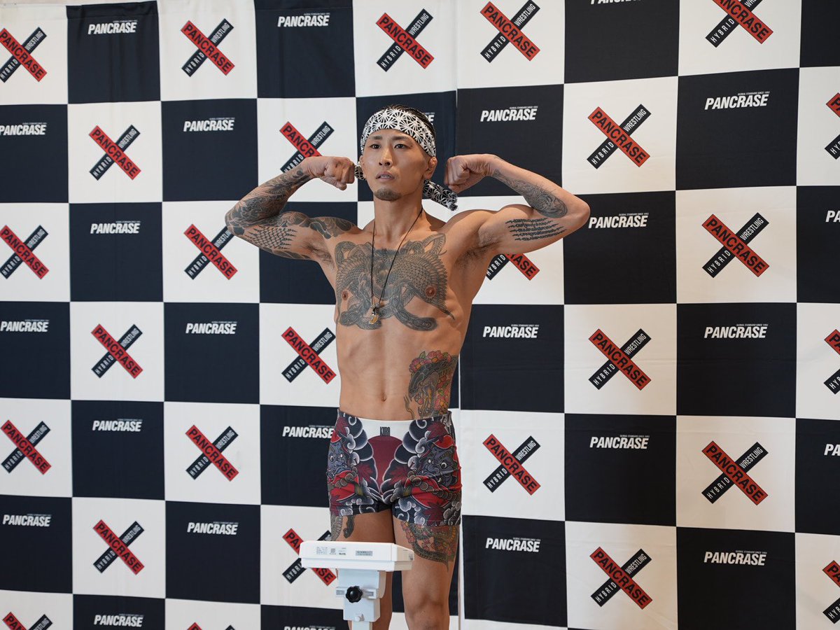 ❌PANCRASE348❌
第8試合
メインイベント
フライ級5分3R

大塚智貴　56.95kg
秋葉太樹　57.0kg

PANCRASE348
linktr.ee/pancrase_offic… #パンクラス #MMA #格闘技