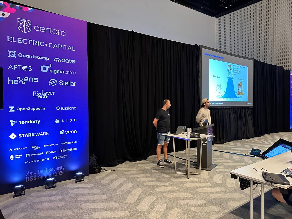 Defi Security Summit (@summit_defi) on Twitter photo ๐ Live now at the workshop stage! <a href="/holajotola/">Jota Carpanelli</a> and <a href="/0xSipox11/">0xSipox11</a> from <a href="/OpenZeppelin/">OpenZeppelin</a> share their approach to smart contract auditing. Learn how to spot vulnerabilities and improve DeFi security with real examples and practical techniques. ๐ ๏ธ ๐ Live now at the workshop stage! <a href="/holajotola/">Jota Carpanelli</a> and <a href="/0xSipox11/">0xSipox11</a> from <a href="/OpenZeppelin/">OpenZeppelin</a> share their approach to smart contract auditing. Learn how to spot vulnerabilities and improve DeFi security with real examples and practical techniques. ๐ ๏ธ