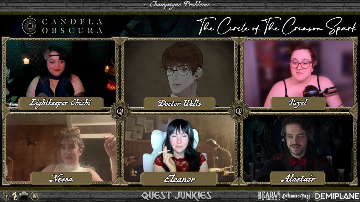 Beadle & Grimm’s (@beadleandgrimms) on Twitter photo What a great stream from <a href="/QuestJunkiesUK/">Quest Junkies | CRIT Awards Finalists 2025✨</a>. In case you missed it check out the replay on their YouTube. The opening titles are pretty darn cool too! youtube.com/watch?v=yEIB0i… #candelaobscura #ttrpg <a href="/DarringtonPress/">Darrington Press</a> What a great stream from <a href="/QuestJunkiesUK/">Quest Junkies | CRIT Awards Finalists 2025✨</a>. In case you missed it check out the replay on their YouTube. The opening titles are pretty darn cool too! youtube.com/watch?v=yEIB0i… #candelaobscura #ttrpg <a href="/DarringtonPress/">Darrington Press</a>