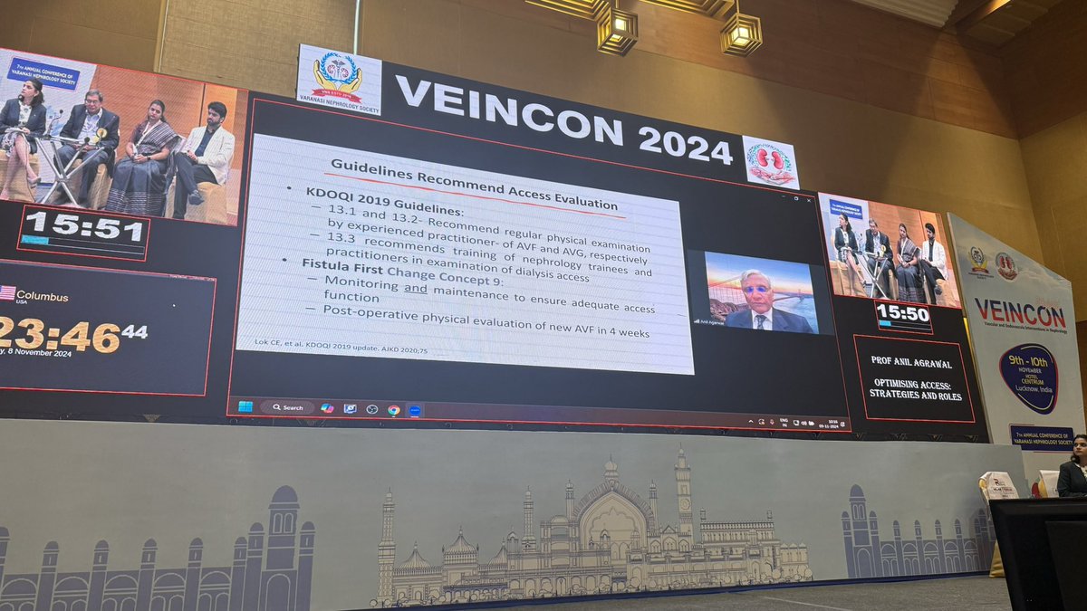 🔴 We are LIVE!

Don’t miss Prof. Anil Agrawal’s talk on How to implement Vascular access monitoring- A practical guide at #VEINCON2024. 

youtube.com/live/GcXLsUEQ6…

#VascularAccess #Dialysis #MedicalConference