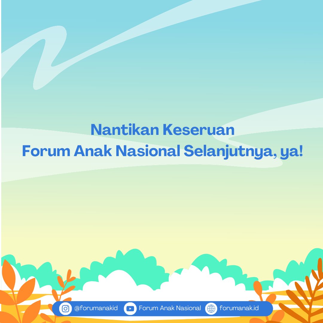 Forum Anak Nasional tweet media