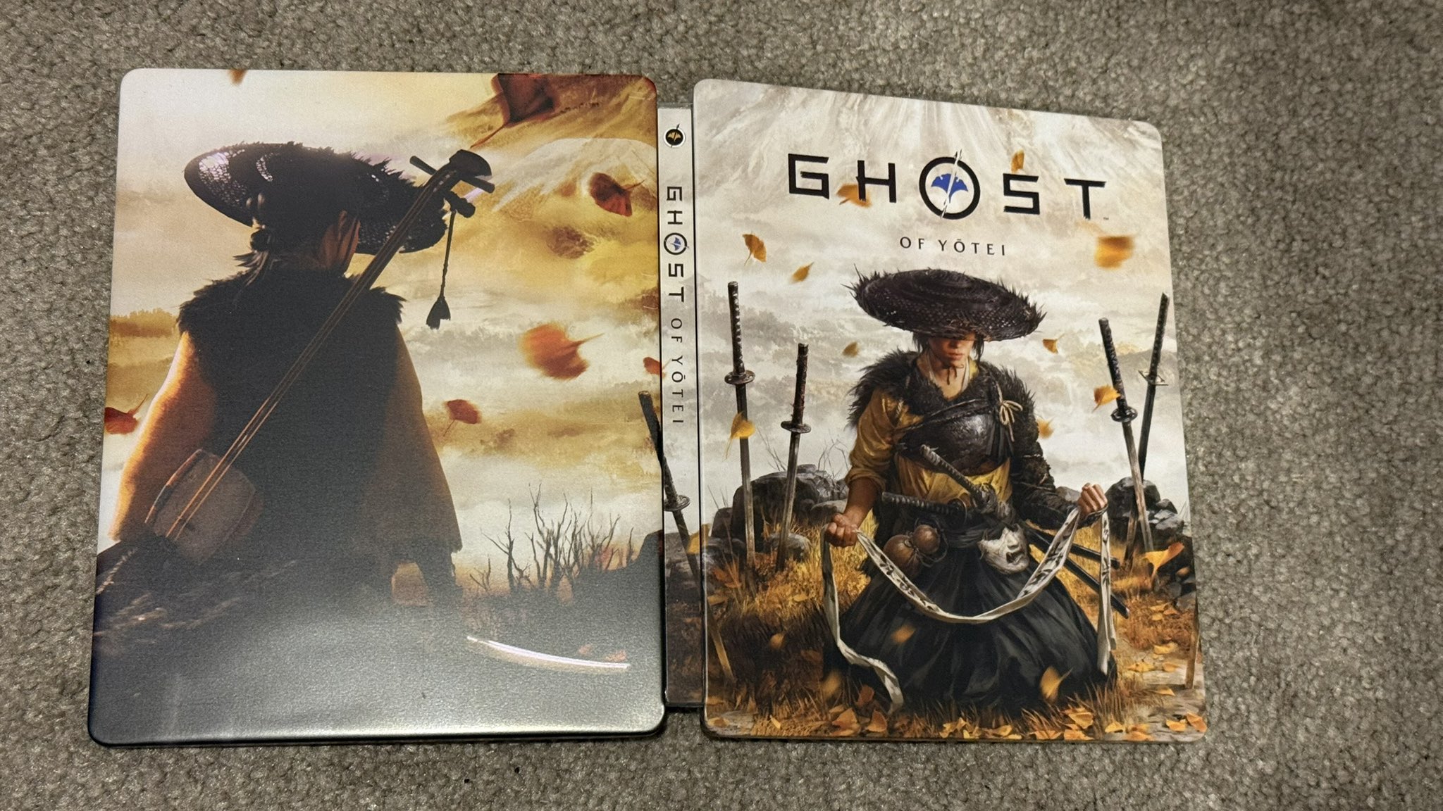 GHOST OF YOTEI 販促用ポスターセット　縦横2枚　ダミジャケ GHOST OF YOTEI販促品 GHOST OF YOTEI 販促用ポスターセット 縦横2枚
