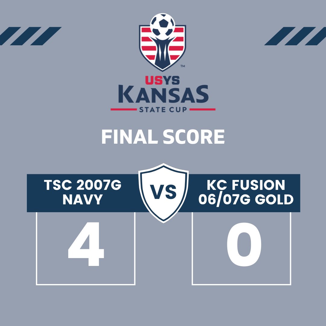 19U Girls final scores from Kansas State Cup⚽🏆