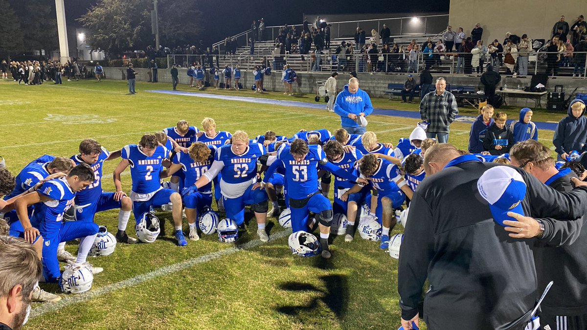 RCKnights's tweet image. D6 Playoff Final:
Ripon Christian 21
Bear River 6