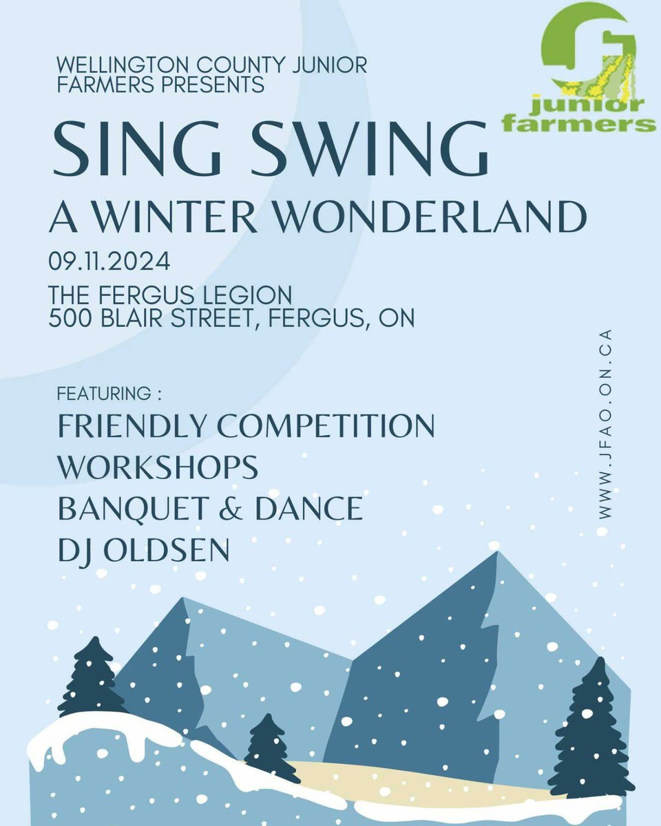 Tomorrow in Sing Swing, there is 
Prize for top individual home craft!

We have junior farmer hats available $10 for a hat🧢
 Don't forget to bring a food bank donation to get an extra entry into the door prize draw!
 #wellington ##juniorfarmers #proudjfer #jf #singswing