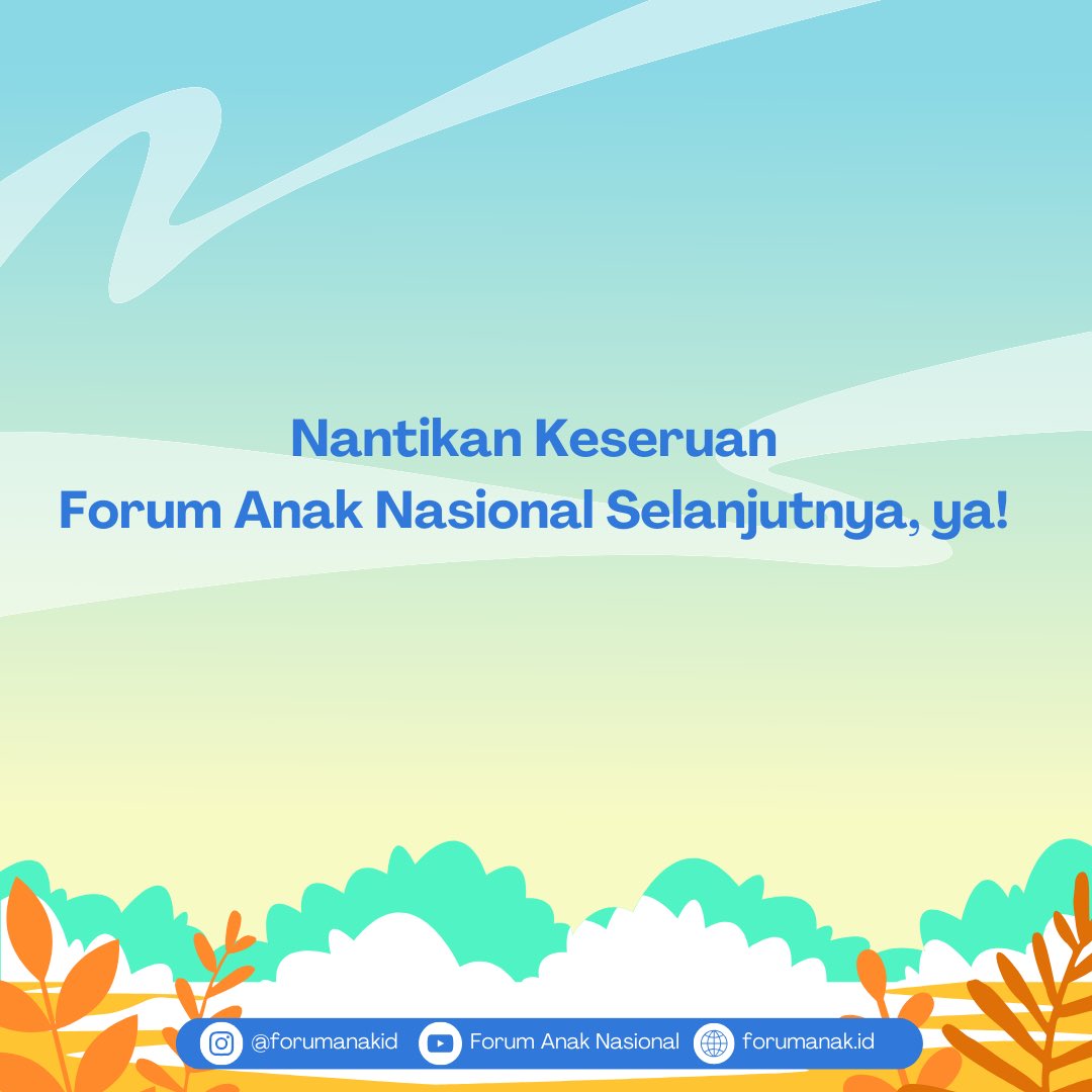 Forum Anak Nasional tweet media
