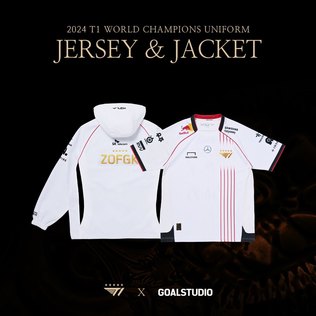 T1 UNIFORM GOALSTUDIO フード付きジャケット ZOFGK T1 UNIFORM GOALSTUDIO フード付きジャケット ZOFGK