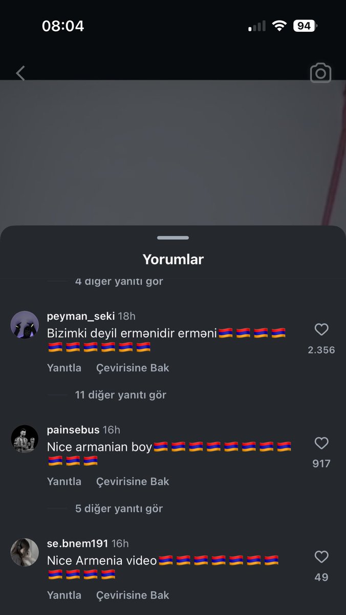 yeteryhas's tweet photo. Azerbaycan da bizim gibi cringe videolarına nice armenia video yazıyorlar 
Sjdjdjdjdkdkdkdkd https://t.co/UIAgjtDW7w