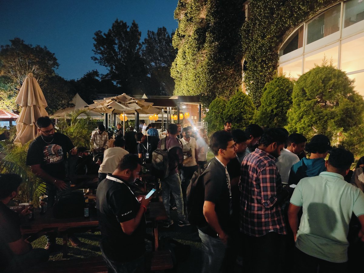 nullcon's tweet image. Throwback to a legendary Happy Hour 🍻— the perfect way to unwind before diving into Day 3 of #NullconBLR2024 

Great vibes, great people, and endless conversations on the future of cybersecurity.

#infoseccommunity #cybersecurity #training