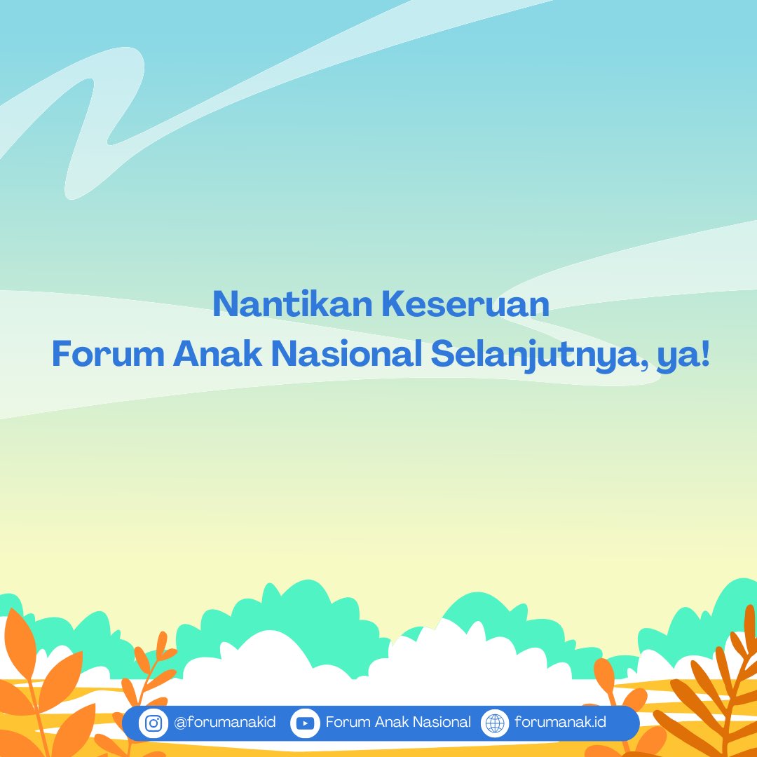 Forum Anak Nasional tweet media