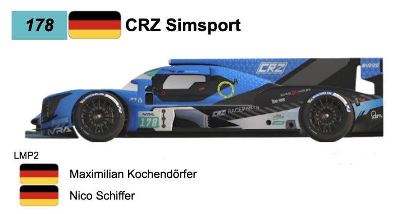 RD01 Motegi 300🇯🇵 <a href="/IVRALeague/">IVRA</a> 

#178 LMP2

🇩🇪Maximilian Kochendörfer 
🇩🇪Nico Schiffer

🛣️<a href="/motegi_official/">モビリティリゾートもてぎ公式</a> 
📺 twitch.tv/maxkochendoerf…
📺 youtube.com/@RacespotTV
🕒16:00 CET