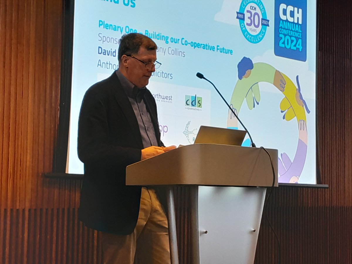 With #rightwing trends around the world, #cooperatives are 'counter-cultural' and we need to protect the context in which they work, 
 <a href="/DavidA_ACS/">David Alcock</a> of <a href="/ACSLLP/">Anthony Collins</a> tells <a href="/CoopHousingUK/">CCH</a> conference 

#coops #housing #politics