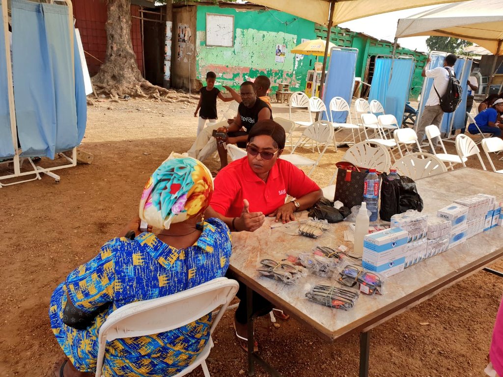 KLOMOfficial's tweet photo. Free screenings and outreach efforts play a crucial role in helping underserved communities understand their health status & take the necessary steps for care. We are grateful to the Accra East Region of the #KLoM for their service to the Dome Kwabenya community this weekend. https://t.co/7XqS097wE2