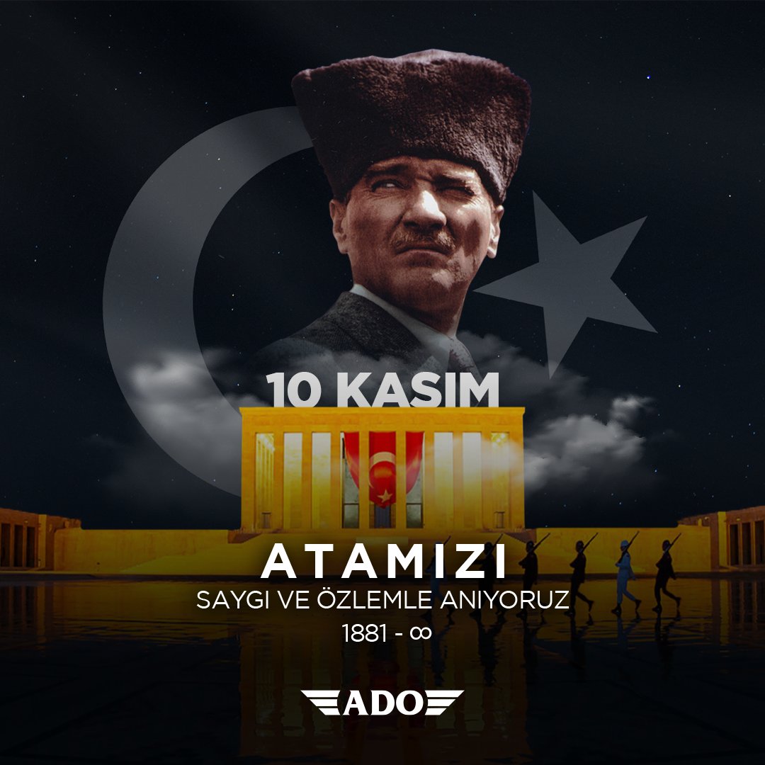 adogrup's tweet photo. Saygı ve Özlemle Anıyoruz.
#10kasım https://t.co/GavgN6uKKk