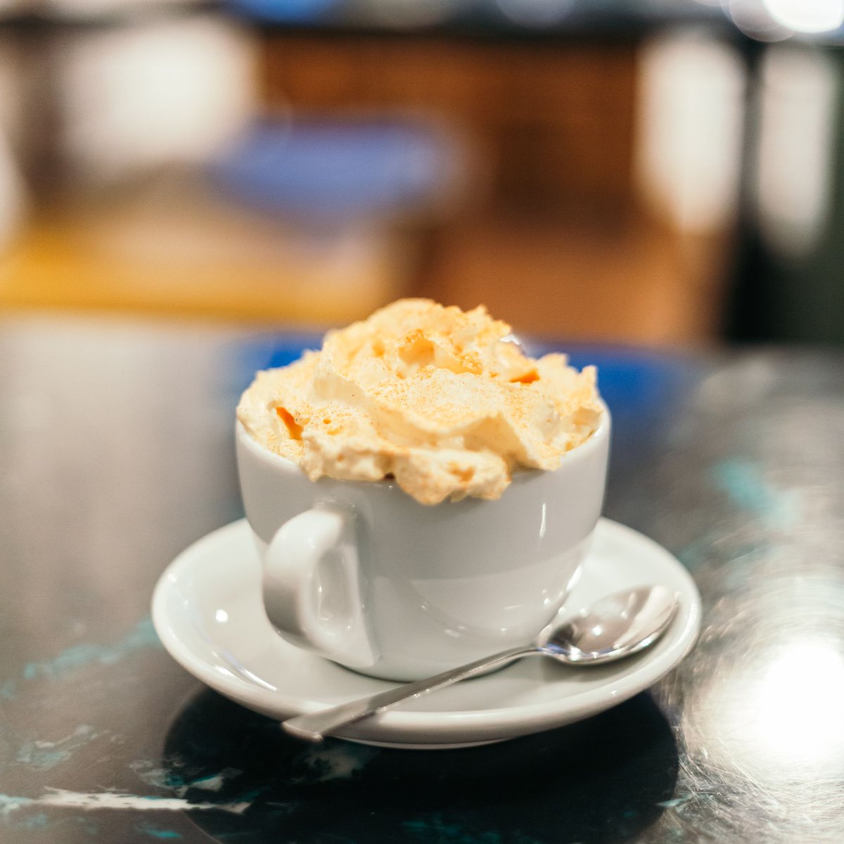 Come say hello this weekend and enjoy our autumn favourite, the Pumpkin Spice Latte, available with or without vegan cream.