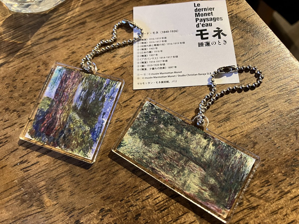 p2_ouo's tweet photo. 久々の投稿。念願のモネ展へ🪷　モネの作品をこれでもかというくらい堪能できて幸せだった...睡蓮はもちろんだけど藤の絵が素敵だった🥺
物販で爆買いしてしまったけど、満足です！！！ https://t.co/ldjBQmrtdH