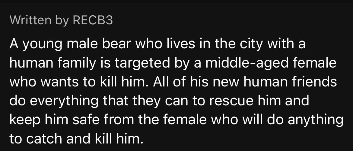 Came across this plot summary on <a href="/IMDb/">IMDb</a> for the original Paddington movie. Not exactly how I remember it.