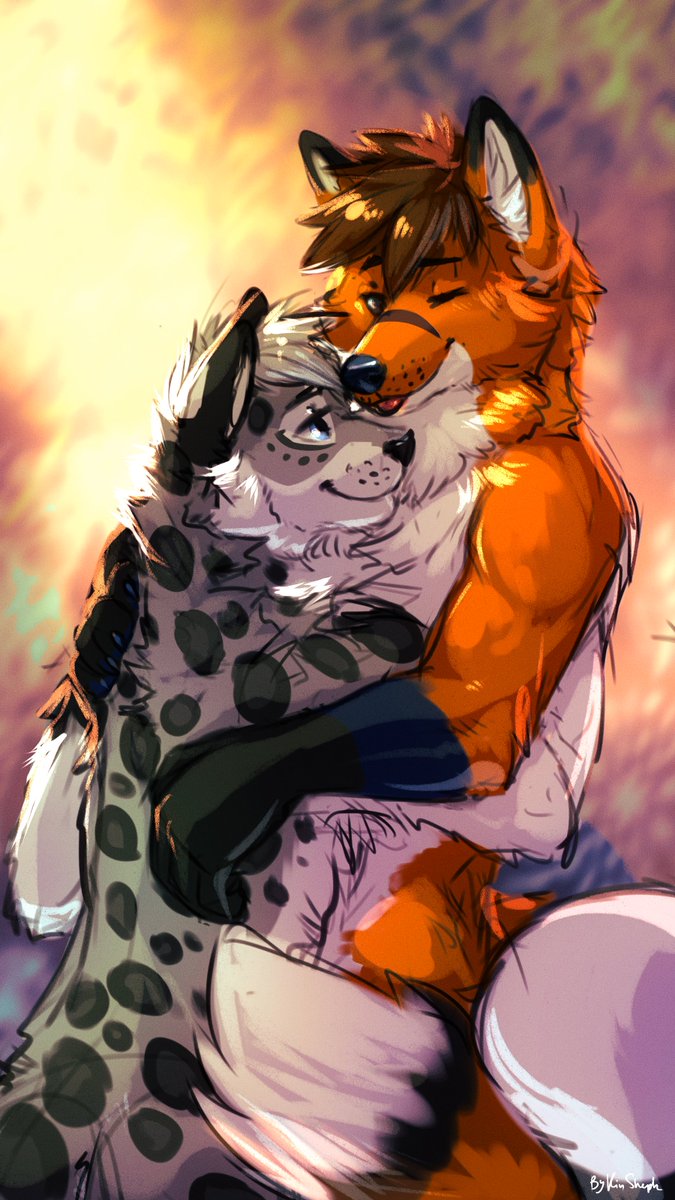 Quick Sketch for <a href="/xavoto_fox/">Xavoto</a> and <a href="/Kyyp_Snowmew/">Kyyp</a> 
🥰