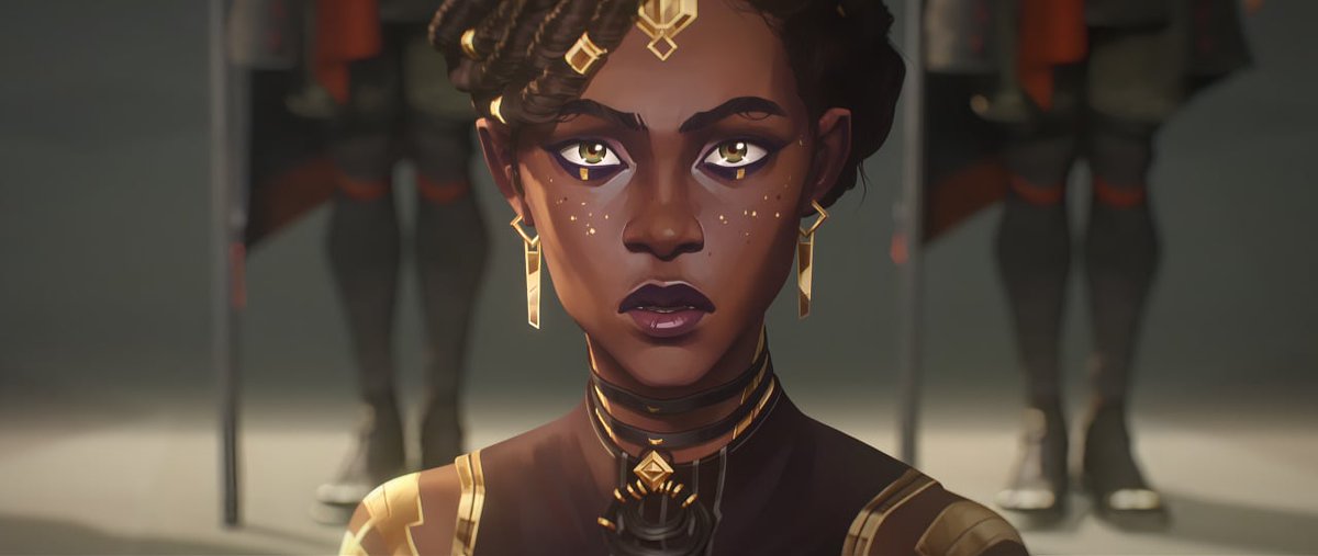 tofferyyyy's tweet image. Caitlyn being the wolf Ambessa always wanted, Mel being the fox Cassandra is, THE PARALLELS #Arcane #ArcaneSeason2