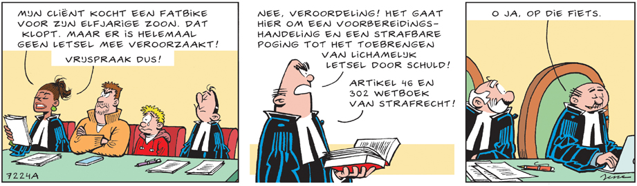 jessecartoons's tweet photo. Strafzaak over fatbike. Vierde in de serie. #fatbike #strafrecht #strafzaak #rechter #recht #onderwijs #strips #stripmake https://t.co/MPVs5vakHM