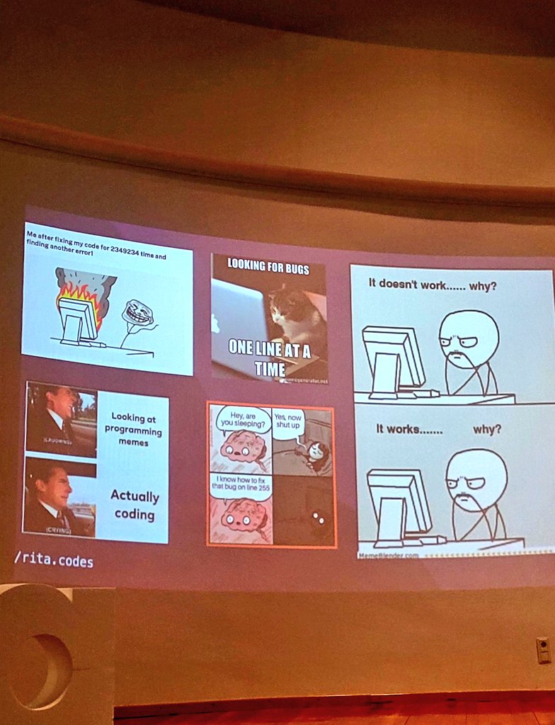criszgz's tweet photo. Arriba el humor! Gran exposición  @rita_codes #wtmz24 https://t.co/Av5axCeGjo