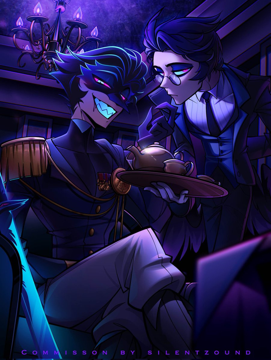 ♛"Now what do we have here? A little birdie far from home~"

♤"...Welcome to the Avery" 🫴<a href="/AGrumpyBirb/">♤ 𝐄𝐝𝐰𝐚𝐫𝐝</a>

art commission by [ <a href="/SilentZound/">✖️ƬIΛ➕</a> ] thank you so very much! It's gorgeous!!! 🙇‍♀️🥵

#HHOC | #HazbinHotelOC | #HBOC | #HelluvaBossOC | #HBOCAndras | #HHOCEdward | #Helluvaverse