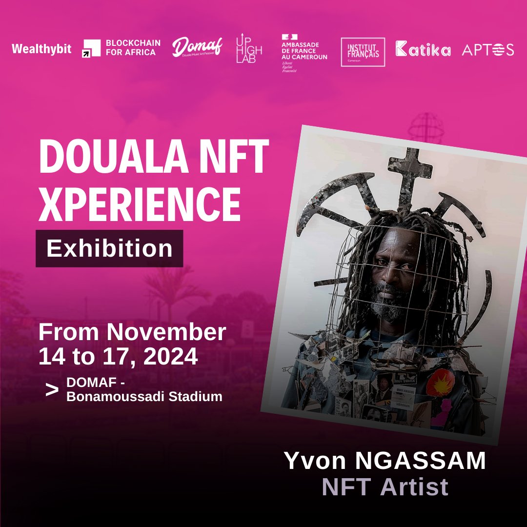 domafest's tweet photo. Retrouvez le DOUALA NFT XPERIENCE tout au long du #DOMAF13
NFT c'est même quoi?
Ça donne le jeton?
C'est même utile?
Venez savoir en direct!
Du 14 au 17 Novembre
@BlockchainForA2 https://t.co/AvUMBz9dXM