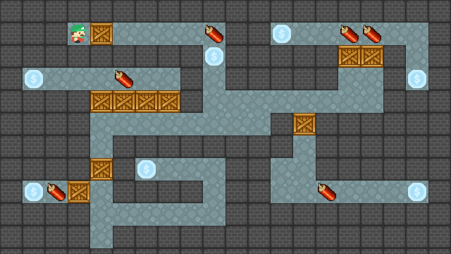 joyrider3774's tweet photo. Blips #remake #retro #sokoban style #game of #dos #bips made by Bryant Brownell with exploding dynamite and collecting coins, is now also available for #windows on #itchio (https://t.co/cBt6KkYxz6)
as well as for the #funkey and the #rgnano on github (https://t.co/w2HElgABVX) https://t.co/ppokIkD7et
