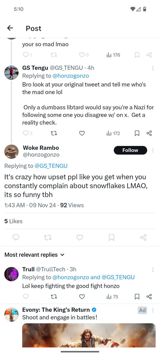 GS_TENGU's tweet image. "Crazy how upset ppl like you get..."

Proceeds block me right after.

The cope with these idiots never ceases to amaze me lol