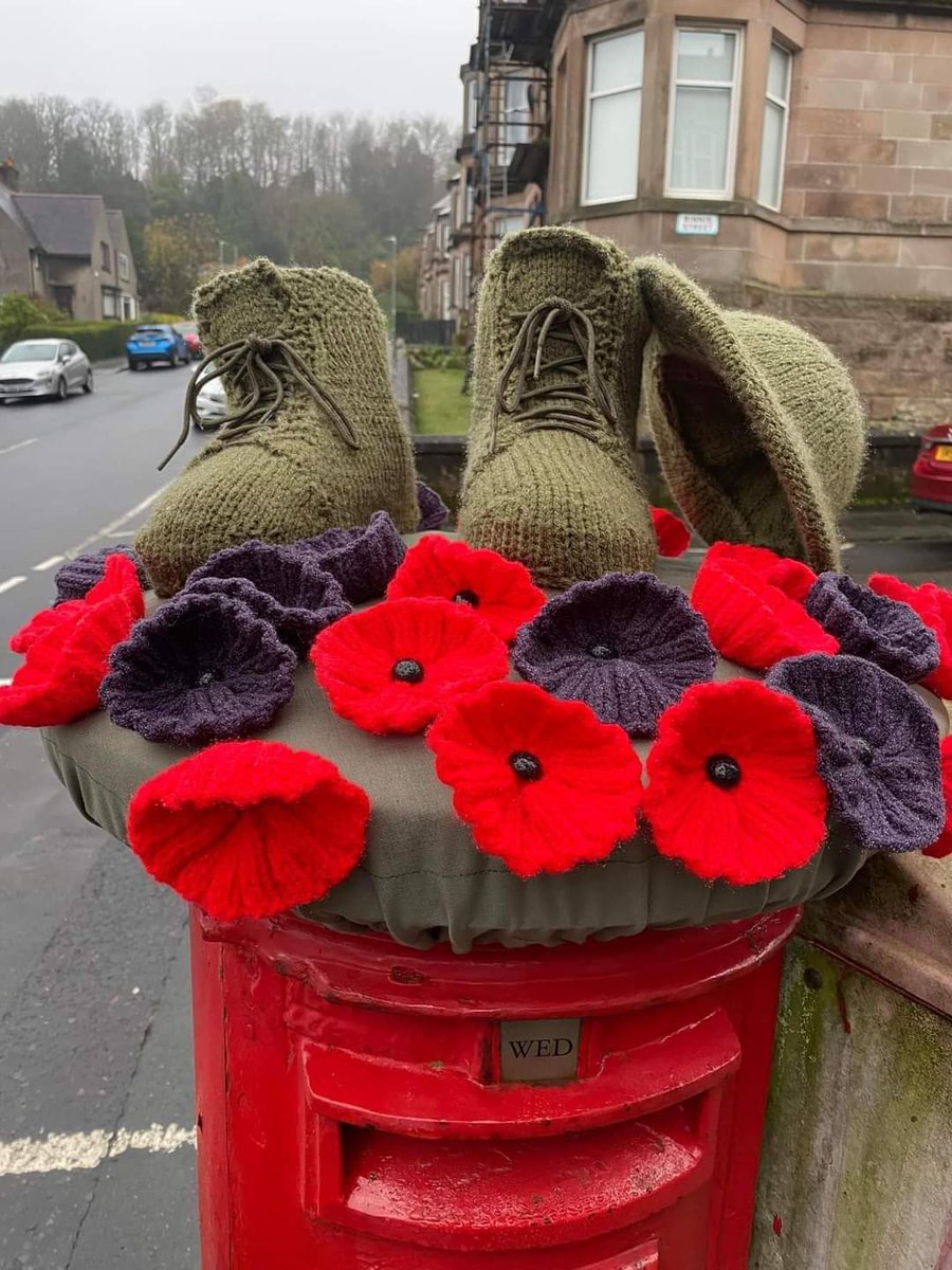 Gourock on the west coast of Scotland. Lest We Forget.